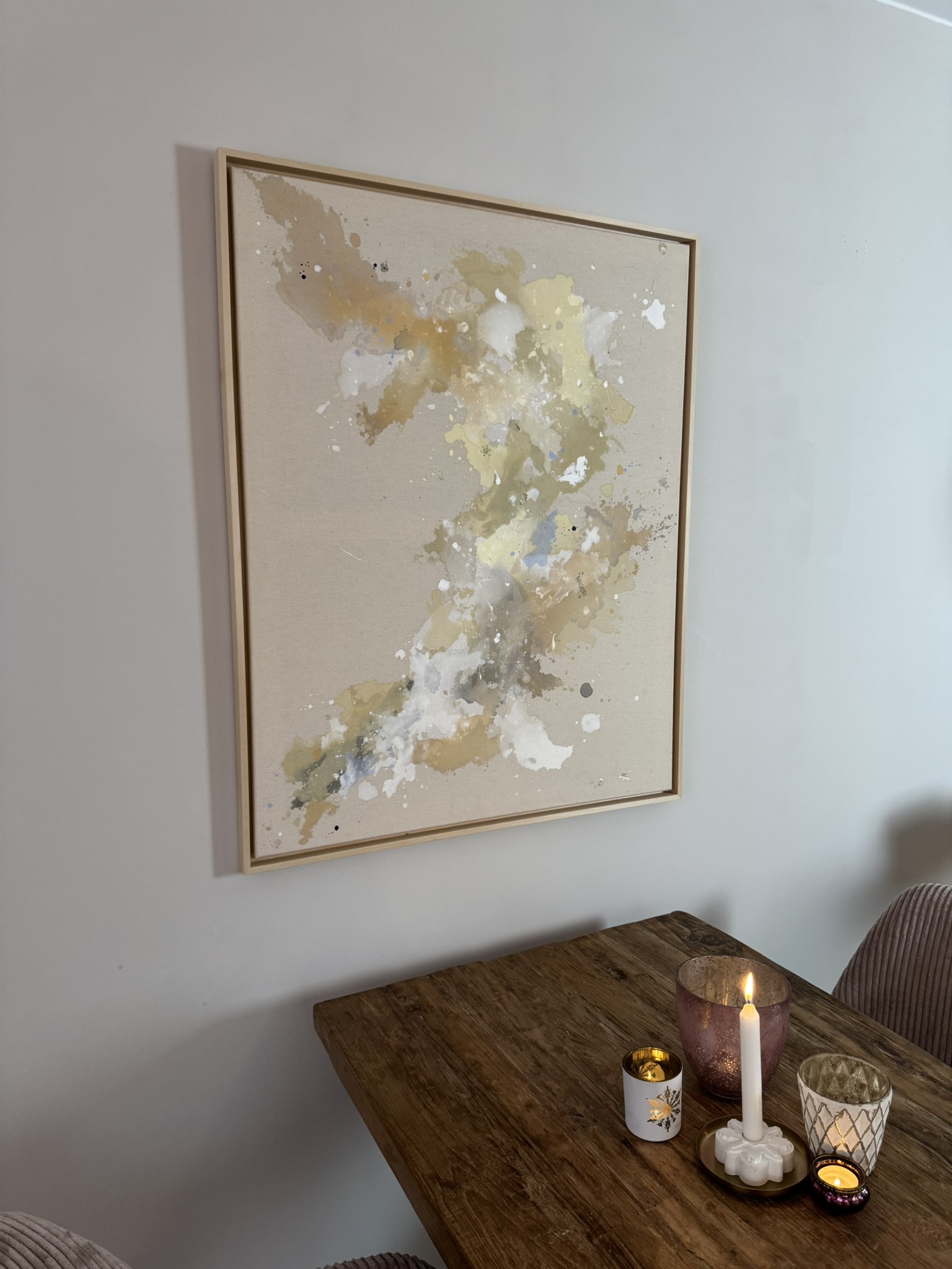 Winterliebe, 2026, Acryl auf roher Baumwollleinwand, Ansicht 3